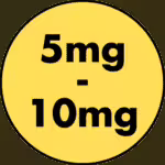 Light Smokers: 5mg-10mg