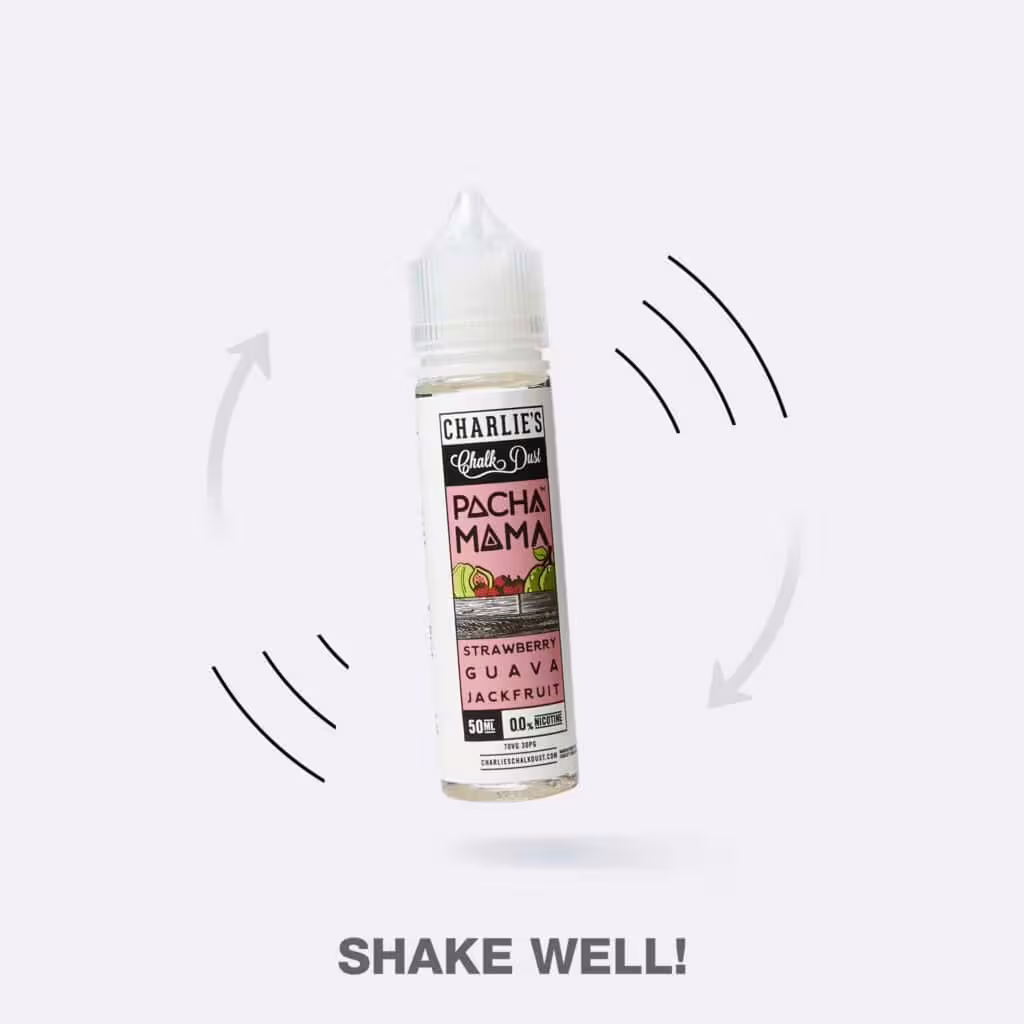 when making a shortfill bottle, shake the liquid well to ensure the shortfill and the nic shot are combined.