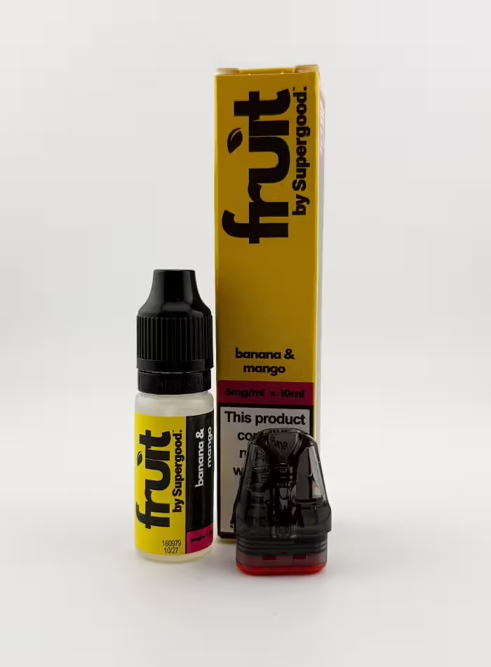 Banana & Mango Nic Salt E-Liquid by Supergood Fruit
