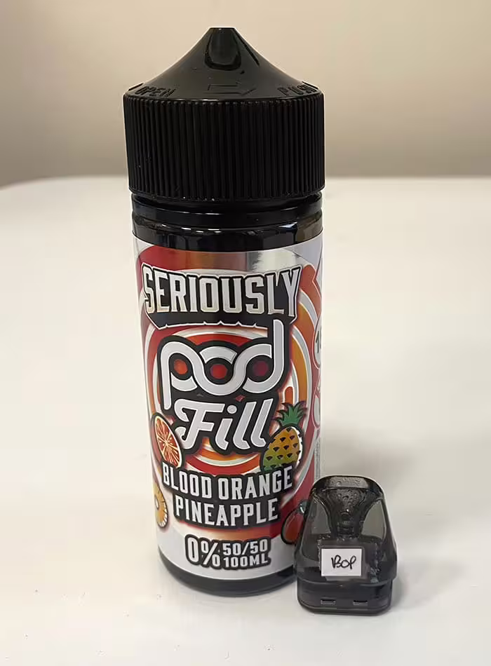 Blood Orange Pineapple Shortfill E-Liquid by Seriously Pod Fill 100ml