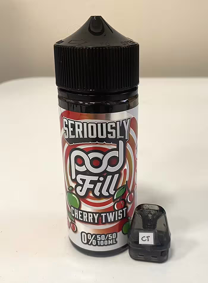 Cherry Twist Shortfill E-Liquid by Seriously Pod Fill 100ml