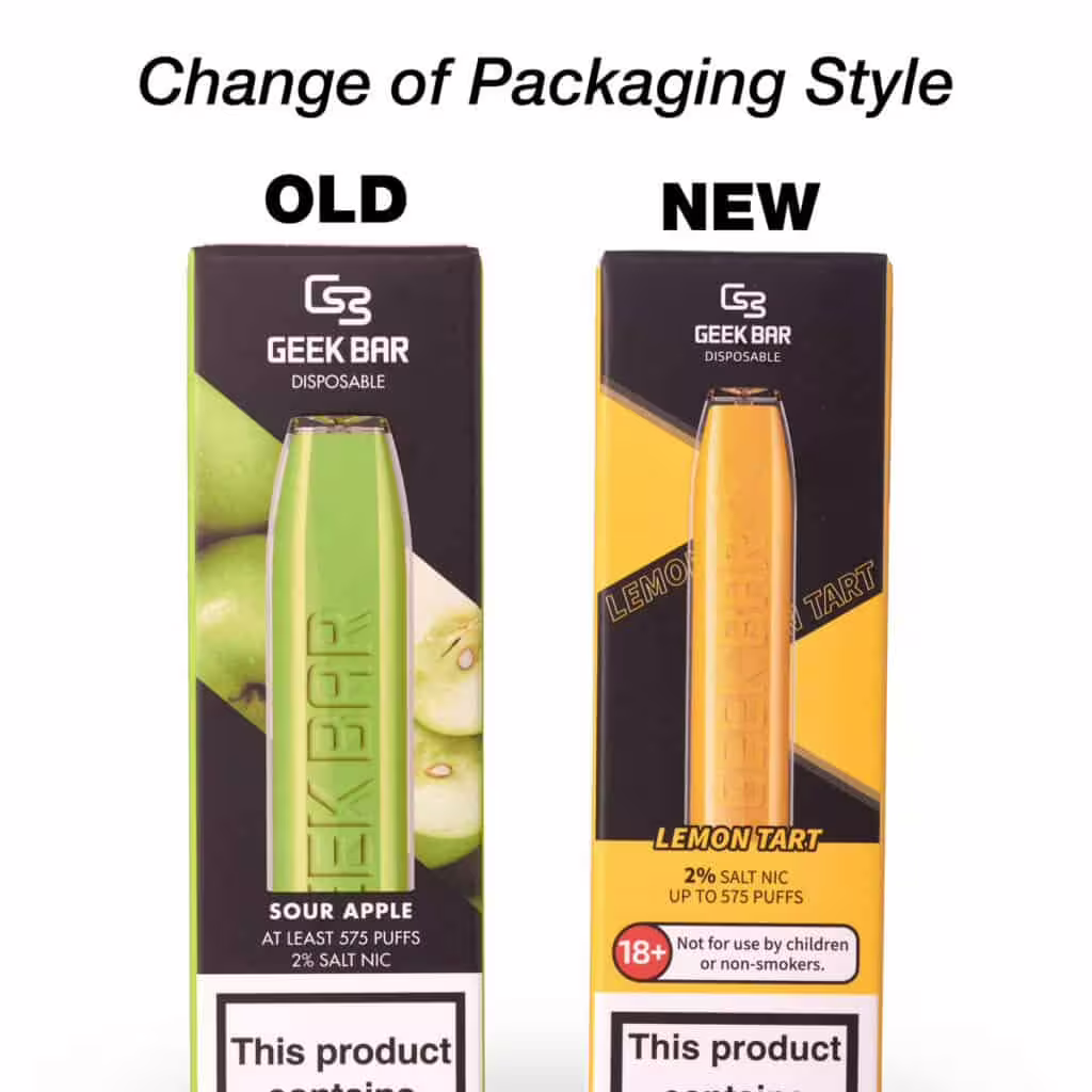 Geek Bar New packaging
