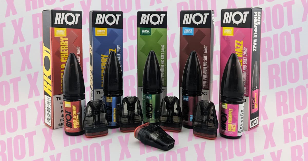 Riot X Nic Salts Review: Top 5 Best Flavours