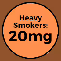 Light Smokers: 5mg-10mg