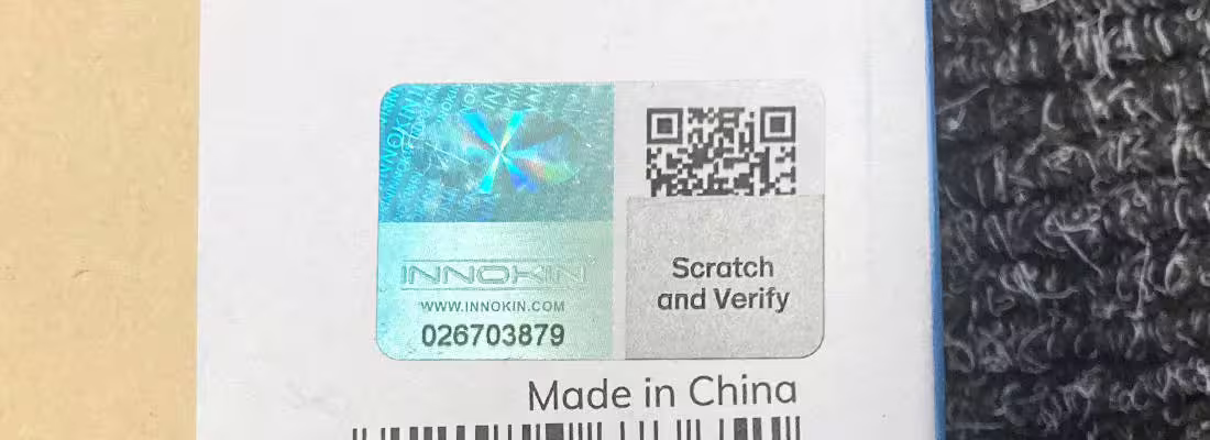 Vape Authenticity Checklist - Authentic Code from Innokin