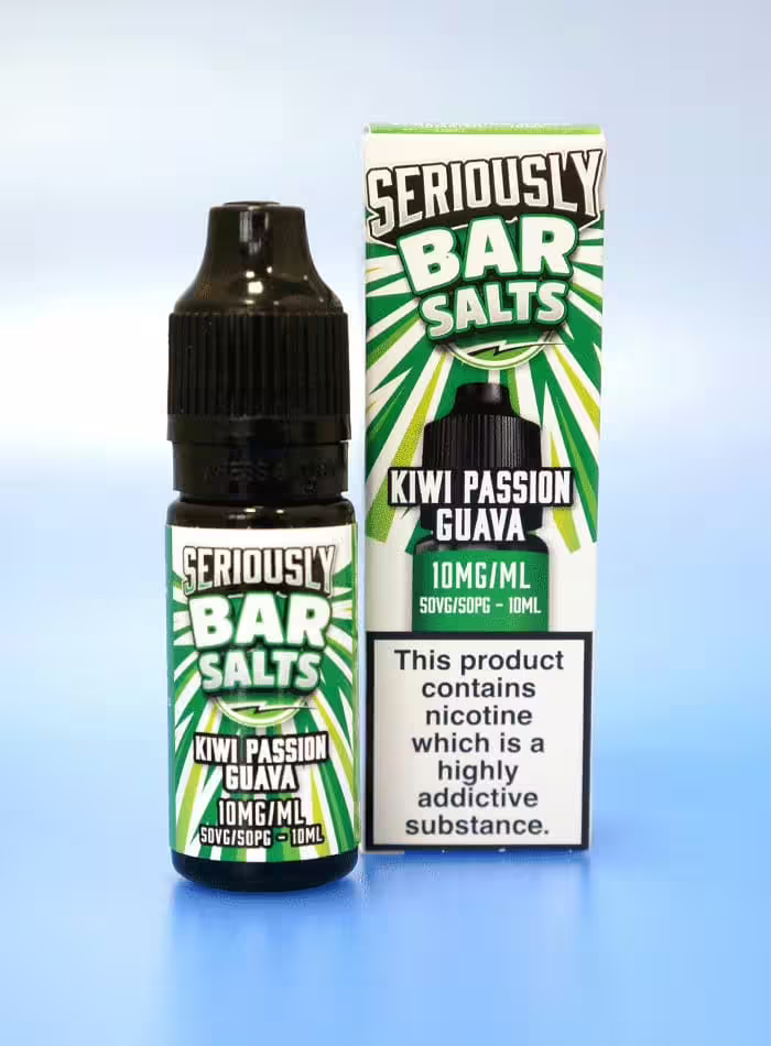 Kiwi Passion Guava Nic Salt E-Liquid by Seriously Bar Salts