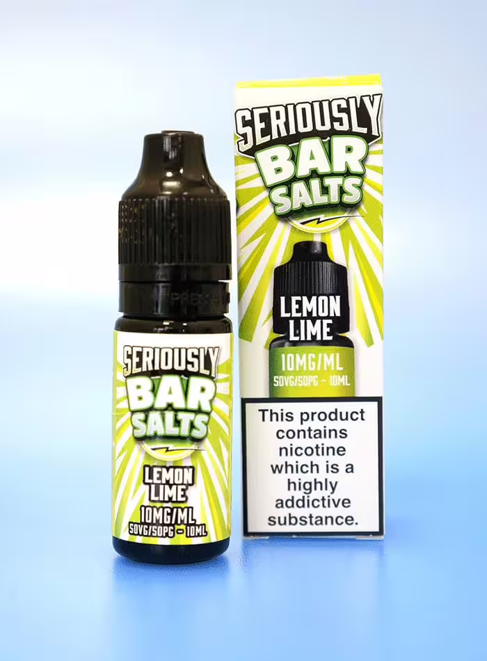 Lemon Lime Nic Salt E-Liquid by Seriously Bar Salts