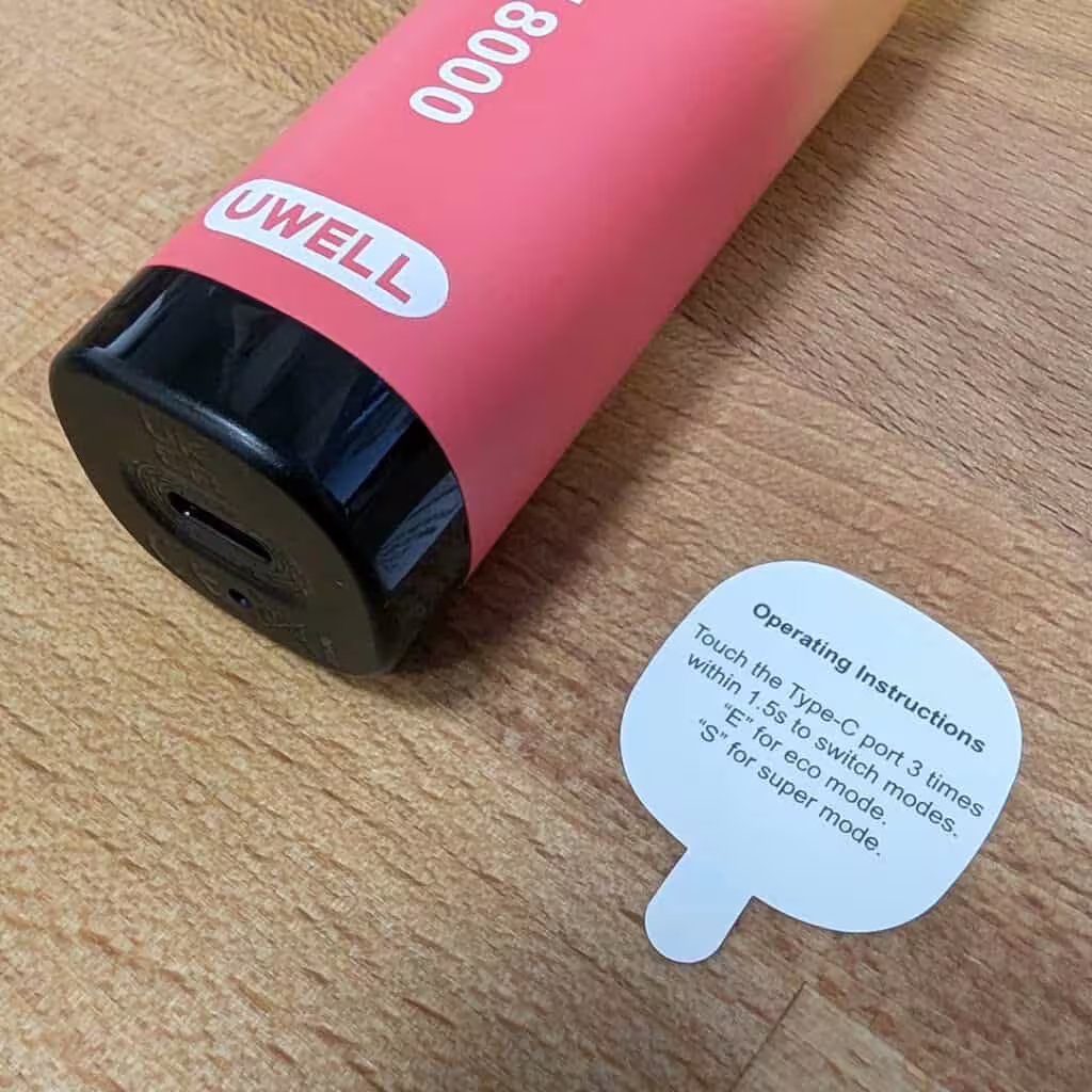 Uwell Viscore 8000 Power Modes Instructions