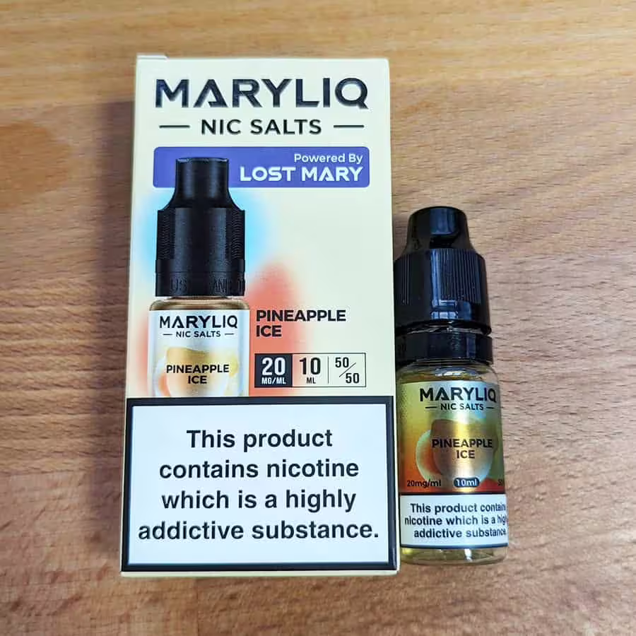 Pineapple Ice Nic Salt E-Liquid by Lost Mary Maryliq
