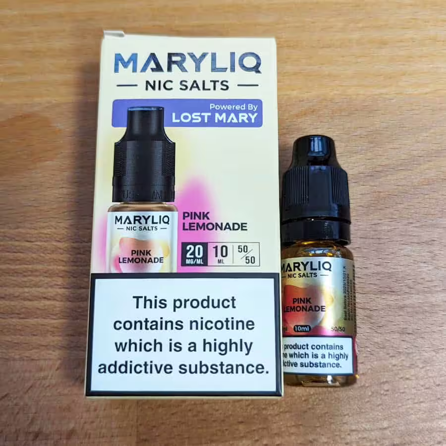 Pink Lemonade Nic Salt E-Liquid by Lost Mary Maryliq