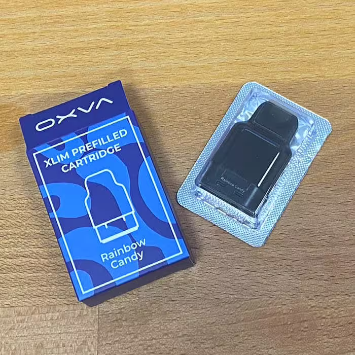OXVA Xlim Prefilled Pods Packaging