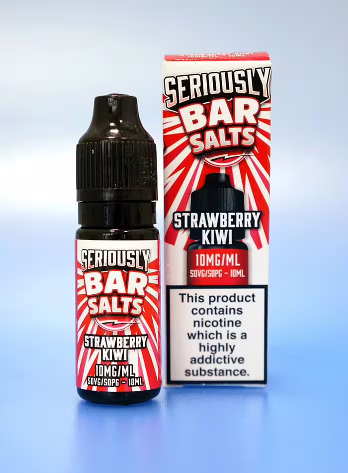 Strawberry Kiwi Nic Salt E-Liquid by Seriously Bar Salts