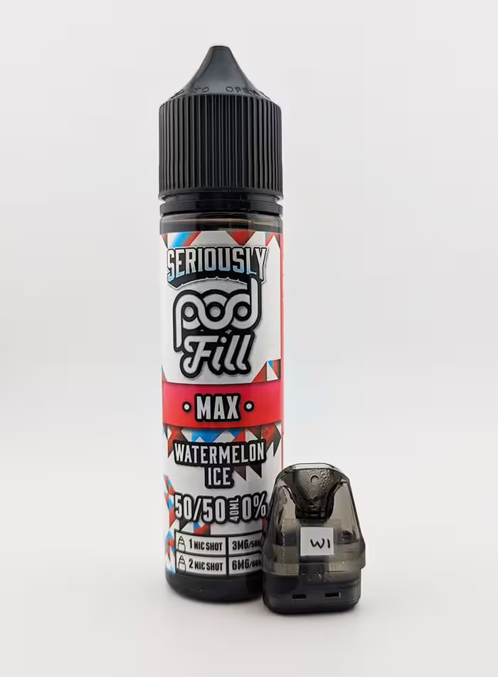 Watermelon Ice Shortfill E-Liquid by Seriously Pod Fill Max 40ml