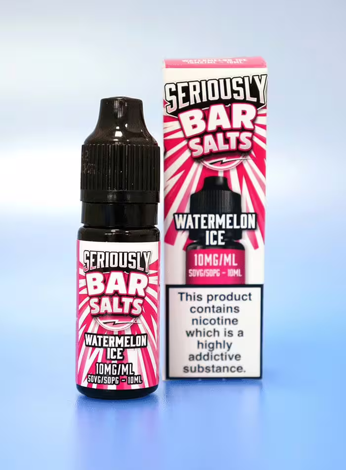 Watermelon Ice Nic Salt E-Liquid by Seriously Bar Salts