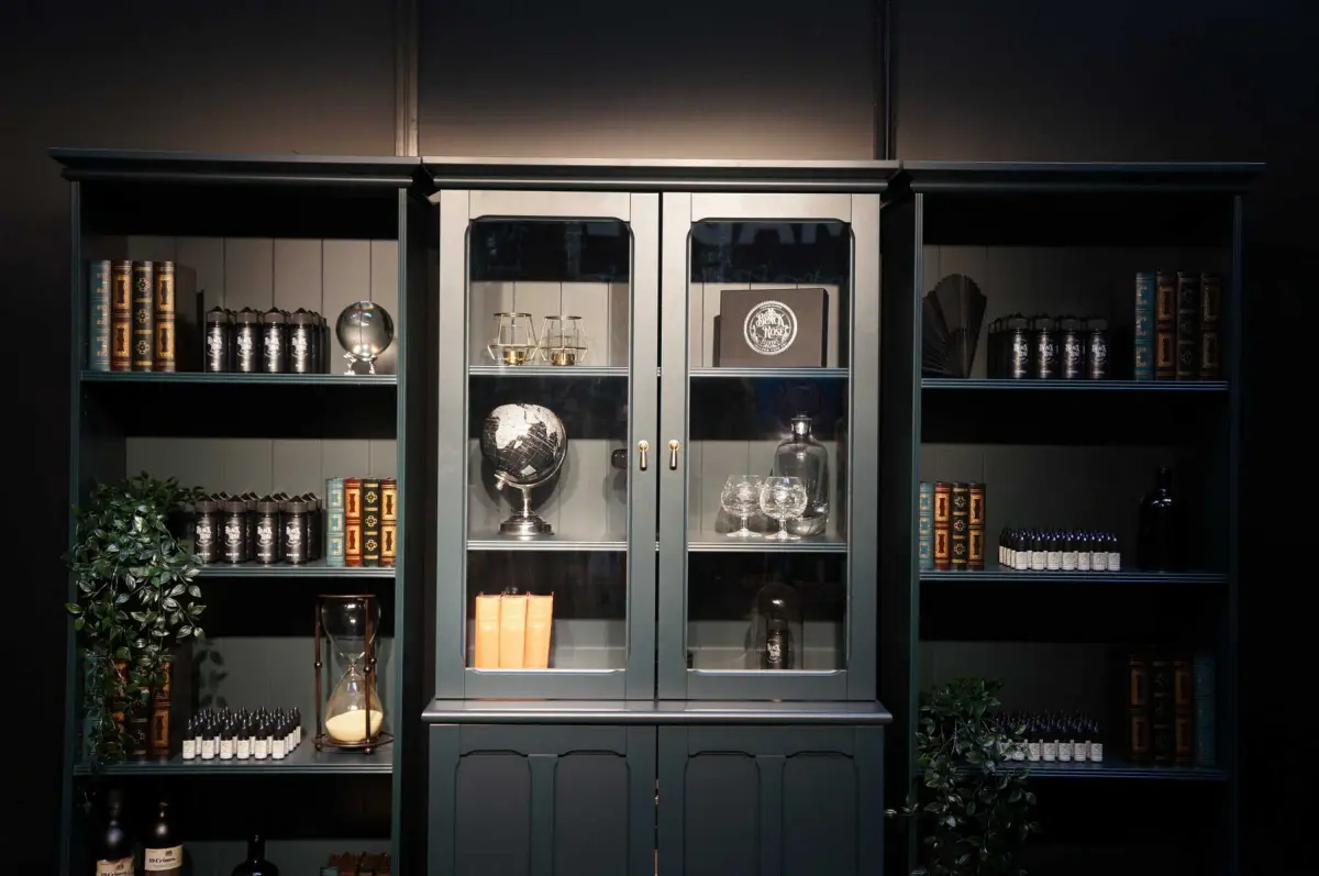 Black Rose Elixirs Display