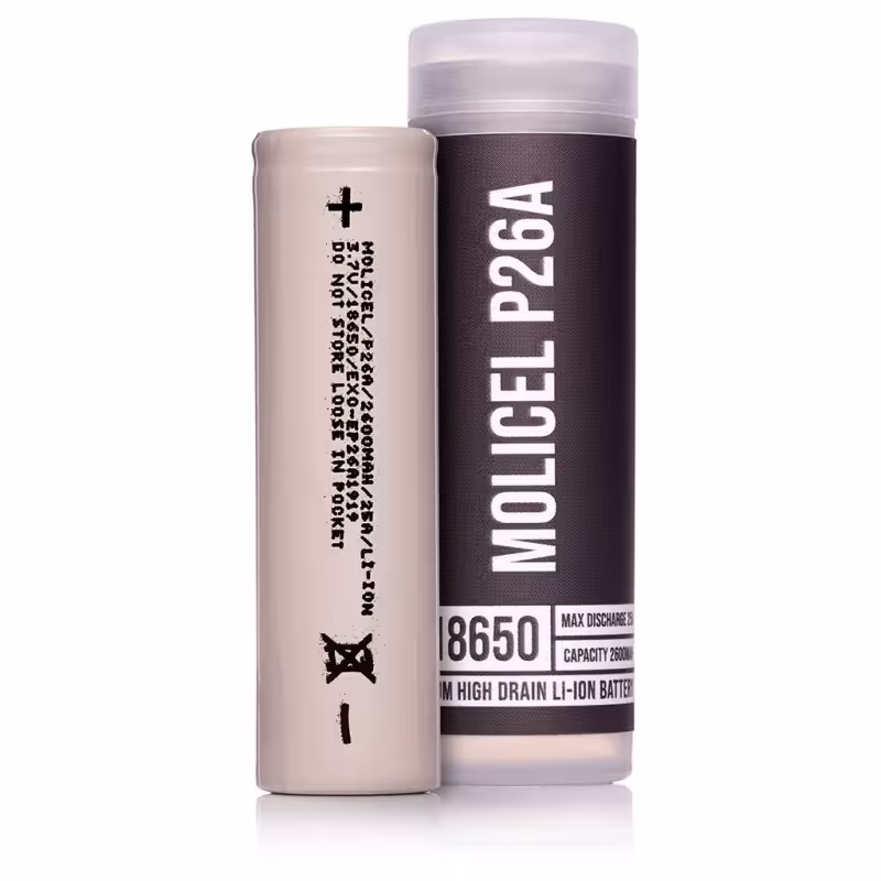 Molicel P26A 18650 2600mAh (25A) Vape Battery - 1