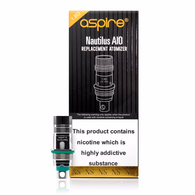 Aspire Nautilus AIO Nic Salt Coils 1.8ohm (5 Pack) - Image 1