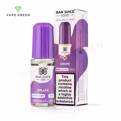 Grape Nic Salt E-Liquid by Bar Juice 5000