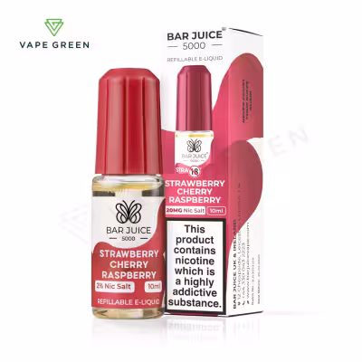 Strawberry Cherry Raspberry Nic Salt E-Liquid by Bar Juice 5000