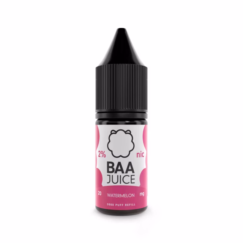 Watermelon Nic Salt E-Liquid by Baa Juice