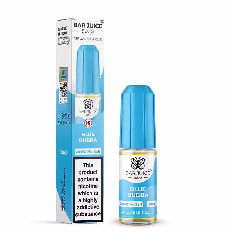 Blue Bubba Nic Salt E-Liquid by Bar Juice 5000 - Image 1
