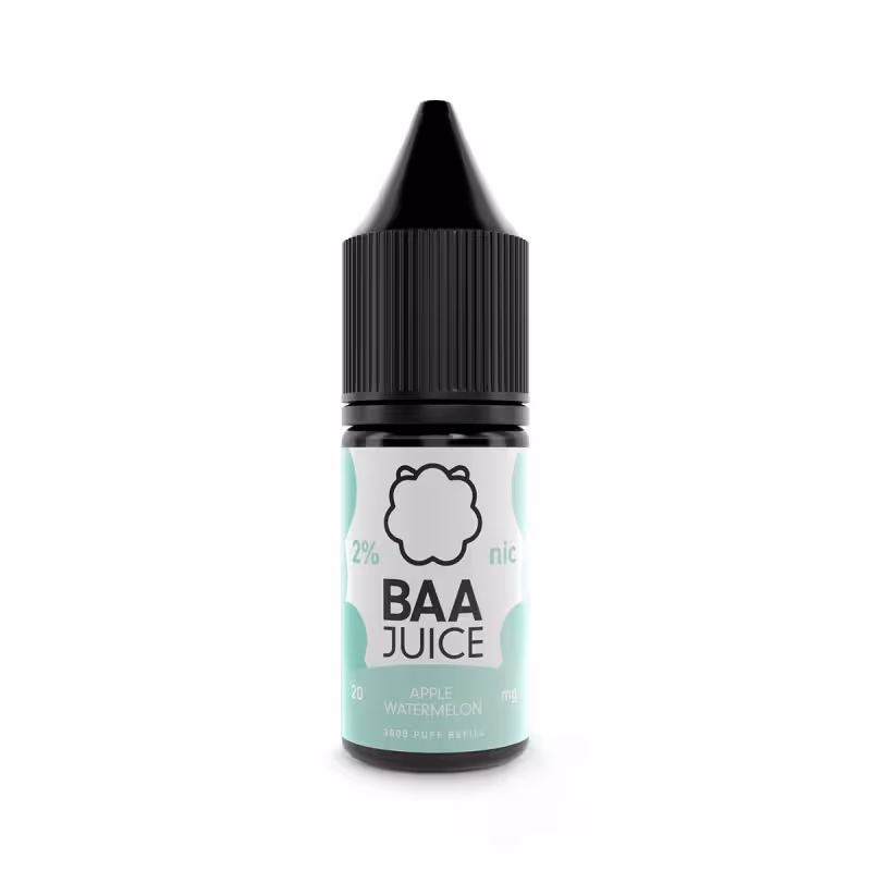 Apple Watermelon Nic Salt E-Liquid by Baa Juice - Image 1