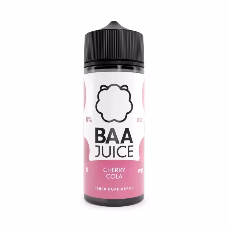 Cherry Cola Shortfill E-Liquid by Baa Juice 100ml - Image 1