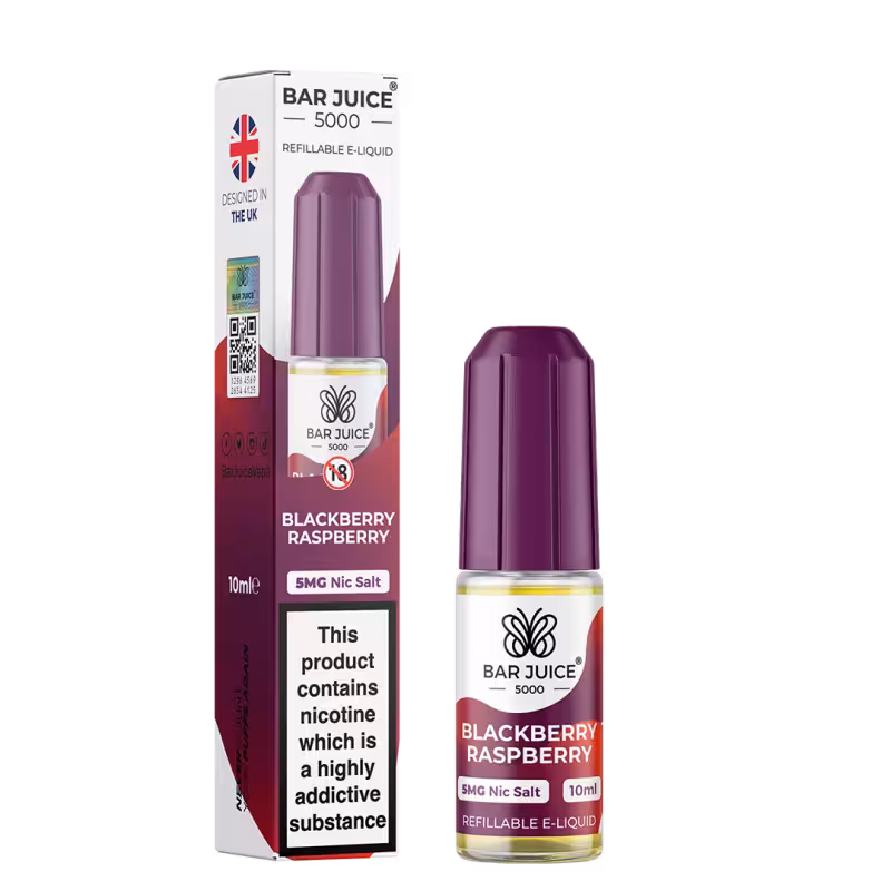 Blackberry Raspberry Nic Salt E-Liquid by Bar Juice 5000