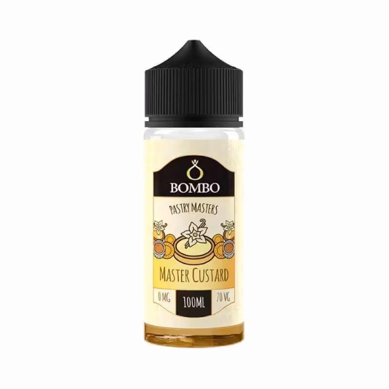 Master Custard Shortfill E-Liquid by Bombo 100ml - Image 1