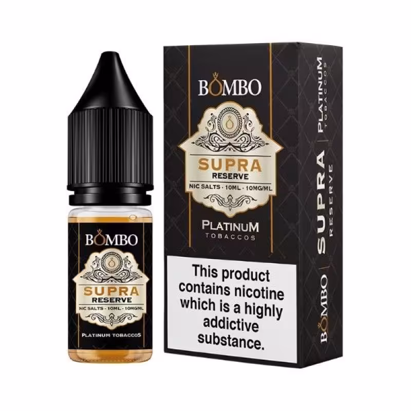 Supra Reserve Nic Salt E-Liquid by Bombo - Image 1