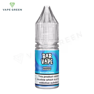 Sour Blue Raspberry Nic Salt E-Liquid by Bar Vape