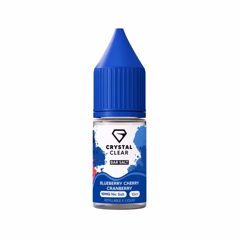 Blueberry Cherry Cranberry Nic Salt E-Liquid by Crystal Clear - Image 1
