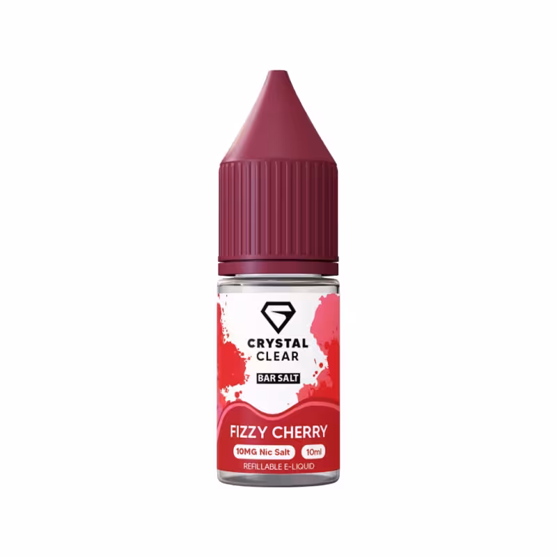 Fizzy Cherry Nic Salt E-Liquid by Crystal Clear - Image 1