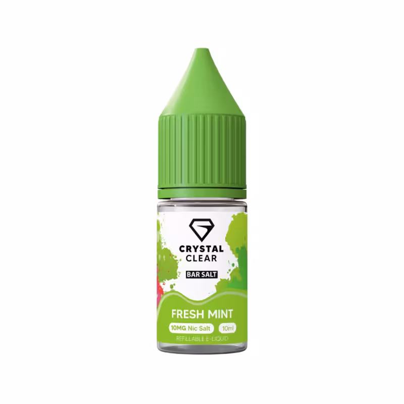 Fresh Mint Nic Salt E-Liquid by Crystal Clear - Image 1