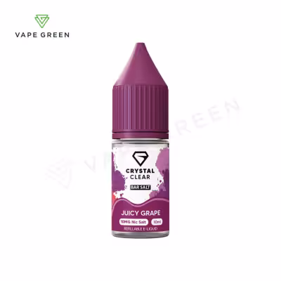 Juicy Grape Nic Salt E-Liquid by Crystal Clear