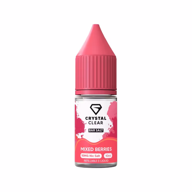 Mixed Berries Nic Salt E-Liquid by Crystal Clear - Image 1