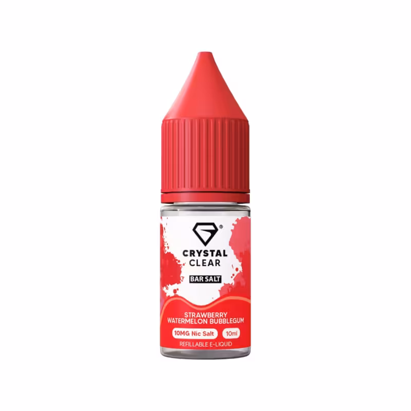 Strawberry Watermelon Bubblegum Nic Salt E-Liquid by Crystal Clear - Image 1