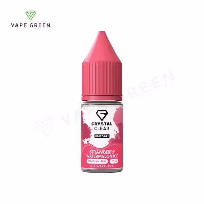 Strawberry Watermelon Ice Nic Salt E-Liquid by Crystal Clear