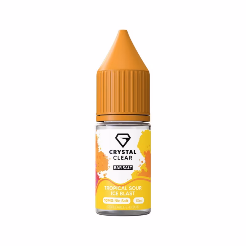 Tropical Sour Ice Blast Nic Salt E-Liquid by Crystal Clear
