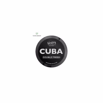 Double Fresh Black Nicotine Pouches by Cuba