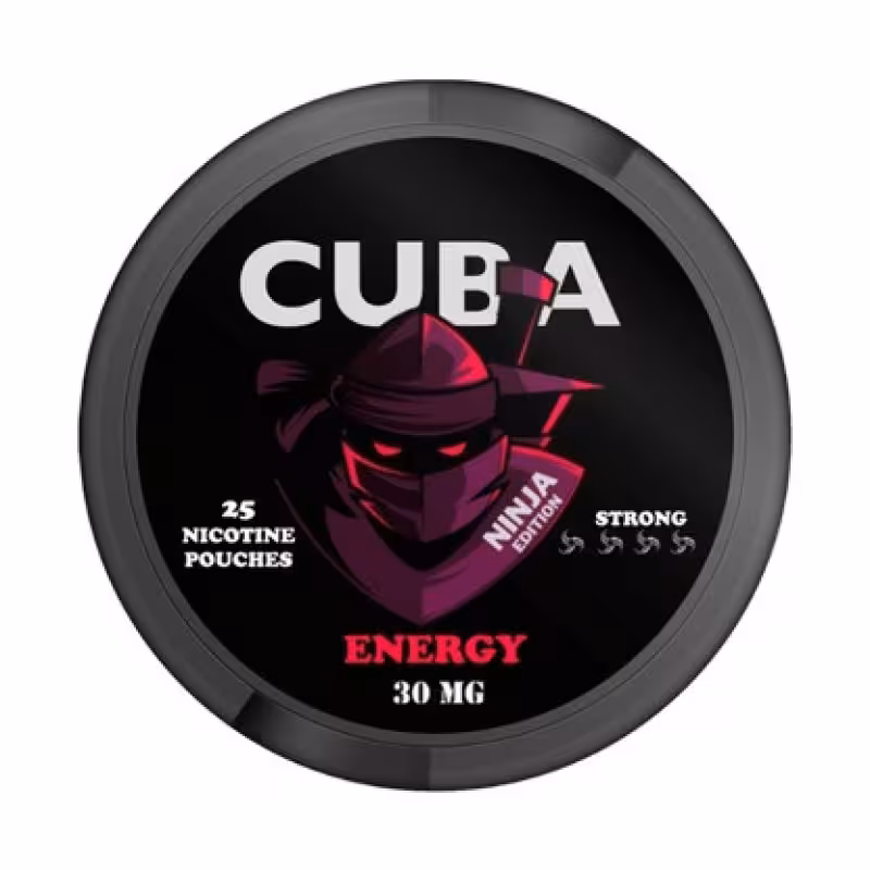 Energy Ninja Nicotine Pouches by Cuba - Image 1