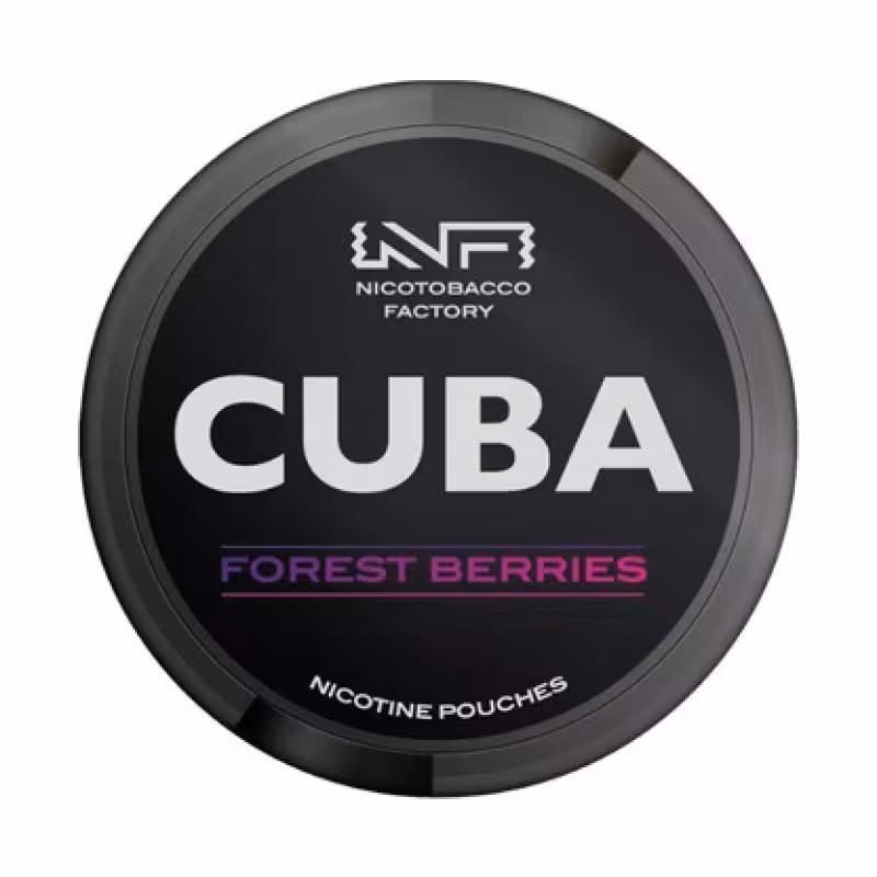 Forest Berries Black Nicotine Pouches by Cuba - Image 1