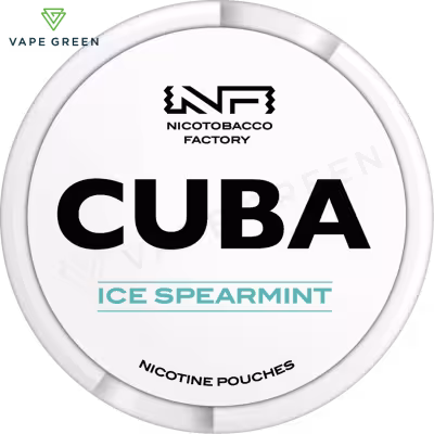 Ice Spearmint Nicotine Pouches by Cuba
