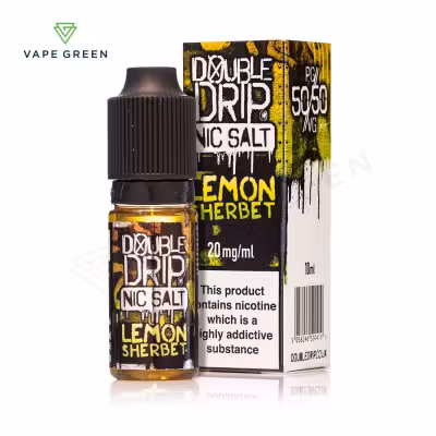 Lemon Sherbet Nic Salt E-Liquid by Double Drip