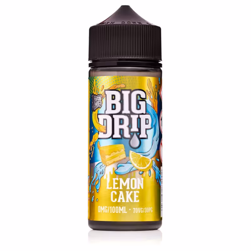 Lemon Cake Shortfill E-liquid by Big Drip 100ml - Image 1