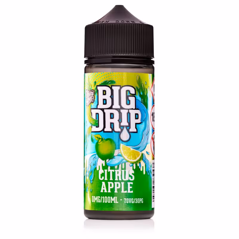 Citrus Apple Shortfill E-liquid by Big Drip 100ml - Image 1