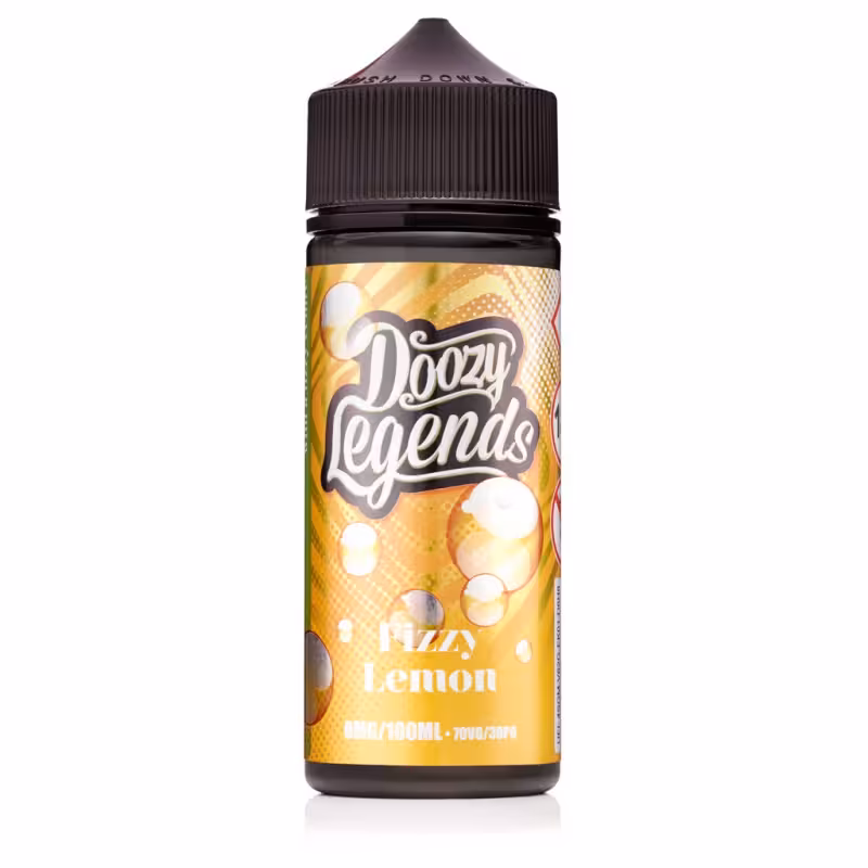 Fizzy Lemon Shortfill E-Liquid by Doozy Legends 100ml - Image 1