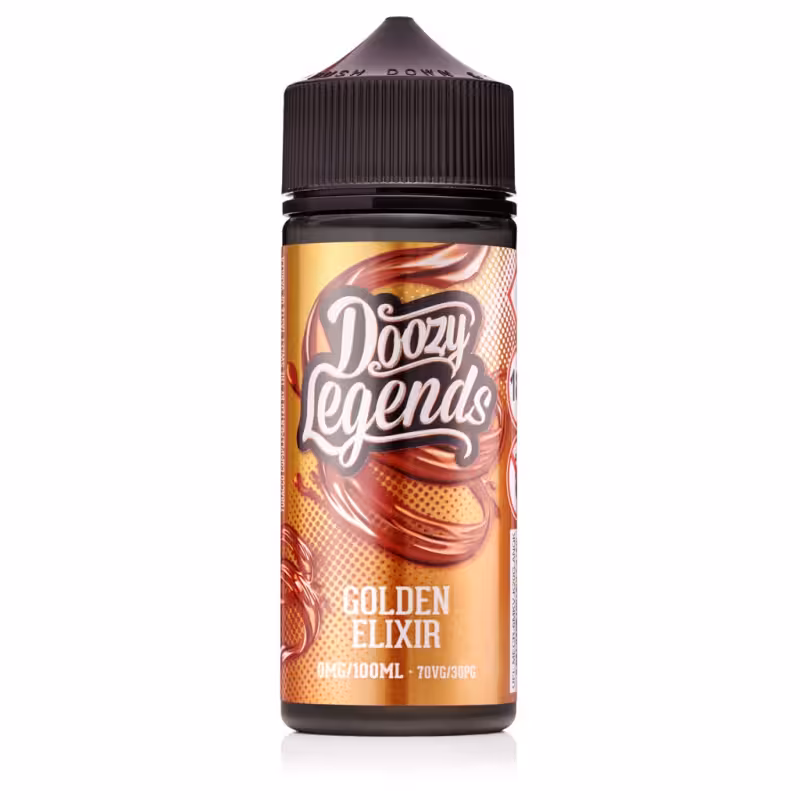 Golden Elixir Shortfill E-Liquid by Doozy Legends 100ml - Image 1