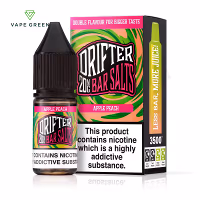 Apple Peach Nic Salt E-Liquid by Drifter Bar Salts