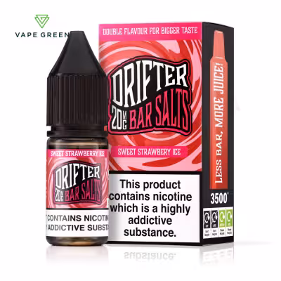 Sweet Strawberry Ice Nic Salt E-Liquid by Drifter Bar Salts